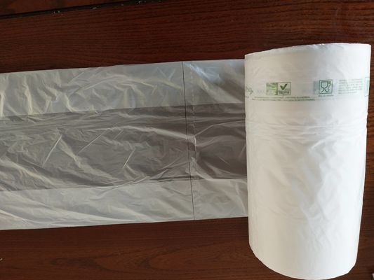 40 % Biobased Plastic Produce Bags On A Roll 35 X 50 Cm Semi Transparent