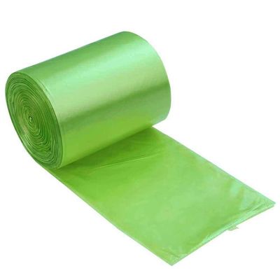 High Capacity Flat Compostable Trash Bags Impervious Liquid Easy Use