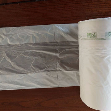 Flat 100% Biodegradable Food Packaging Bags EN13432 Semi - Transparent
