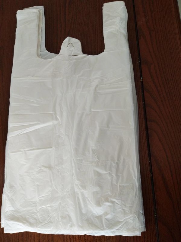 Durable Environmentally Friendly Plastic Bags 30 +18 X 58 Cm Simple Design