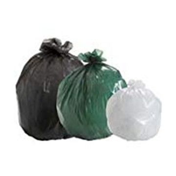 EN13432 Large Compostable Garbage Bags Corn Starch Materials Custom Logo