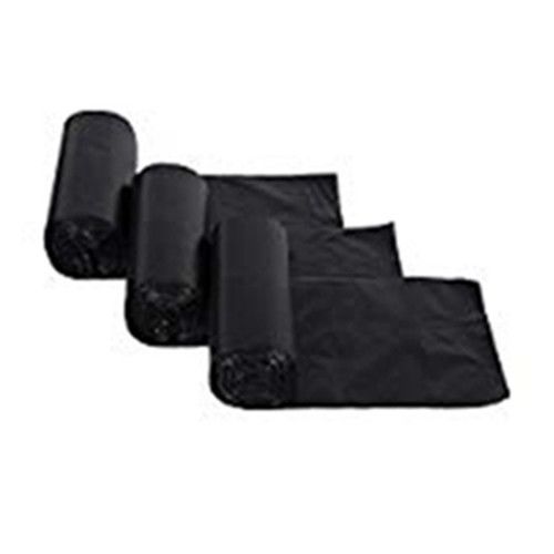 Black Compostable Kitchen Waste Bags , Waterproof Biodegradable Litter Bags