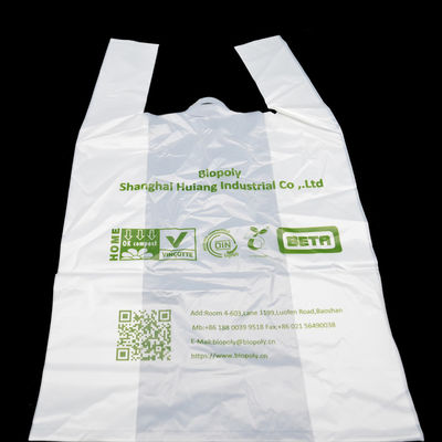 PBAT PE Biodegradable Vegetable Bags 13mic Cornstarch Compostable Bags