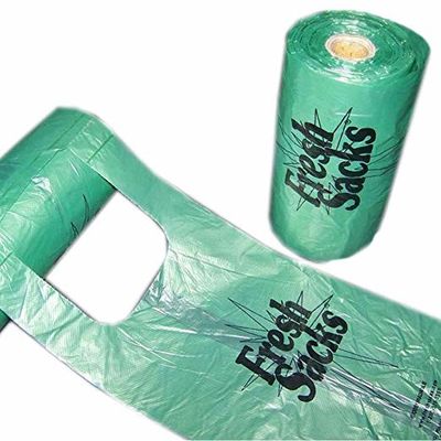 EN13432 Standard Biodegradable Vegetable Bags 1 Or 2 Color Printing