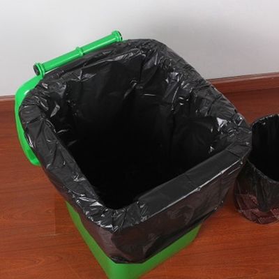 40% Bio Based Compostable Trash Bags , Biodegradable Cornstarch Bags