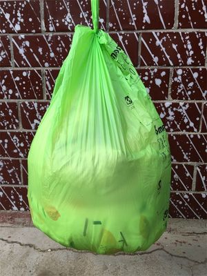 Biodegradable Compostable Plastic Bin Bags Customized Logo