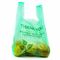100 % Biodegradable Vegetable Bags , Custom Plastic Bags With Handles