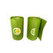 green Biodegradable Dustbin Bags Waterproof Compostable Garbage Bags 15mic